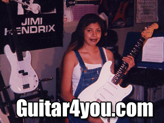 Guitar4you student Angela S.